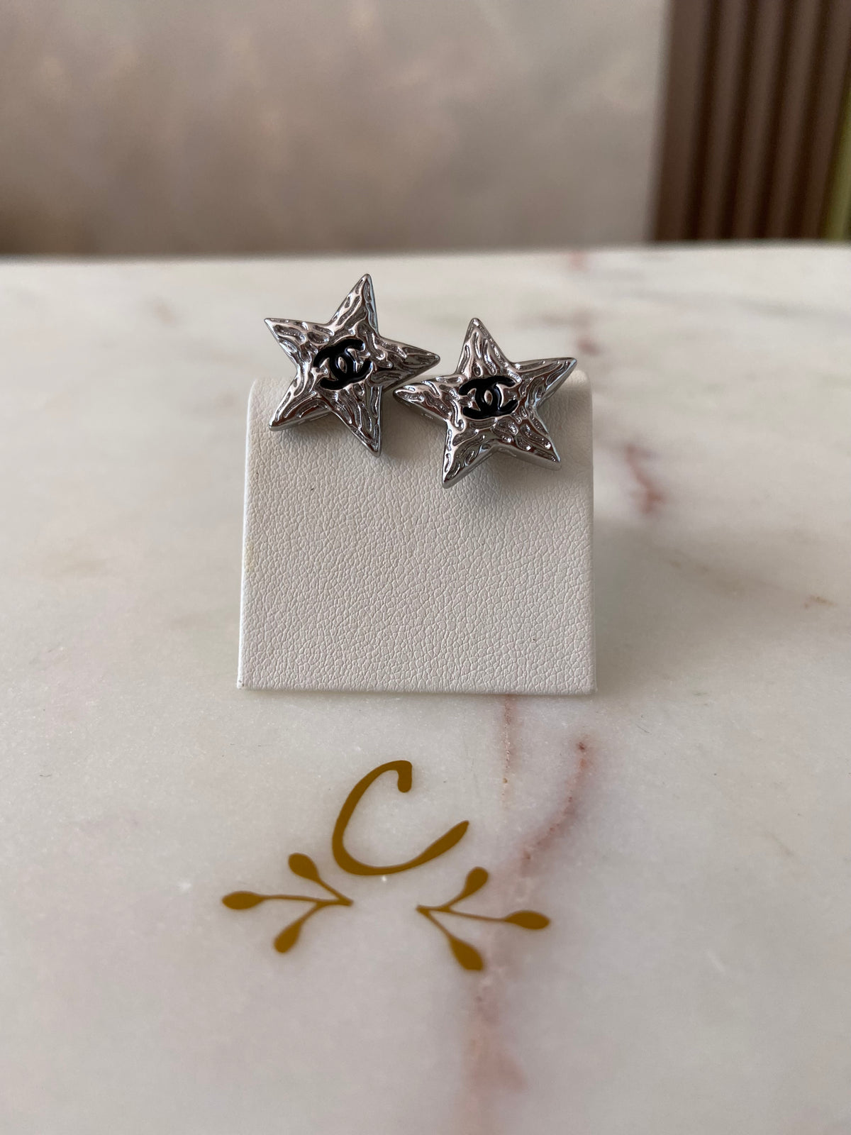 Silver earrings