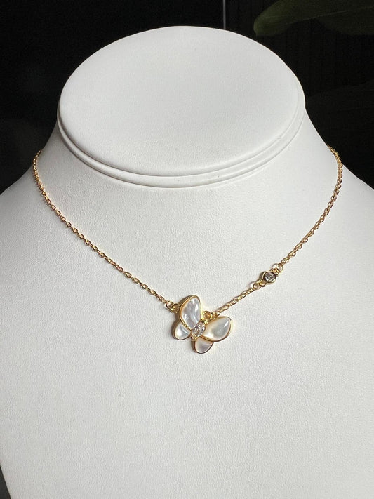 White butterfly Necklace🦋