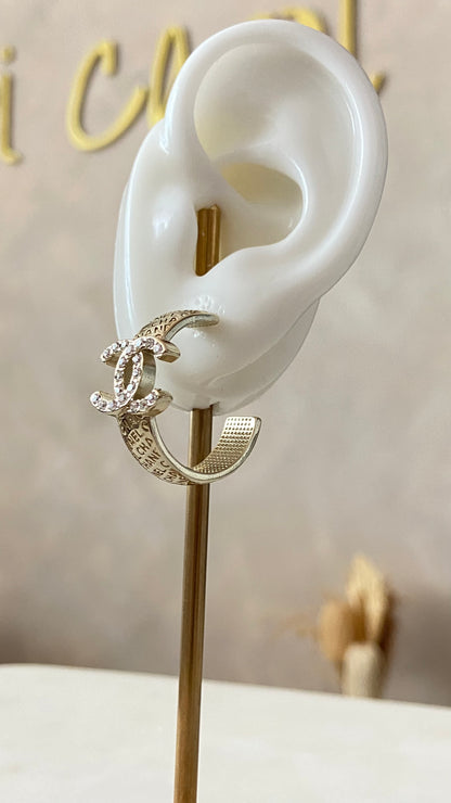 Gold earrings