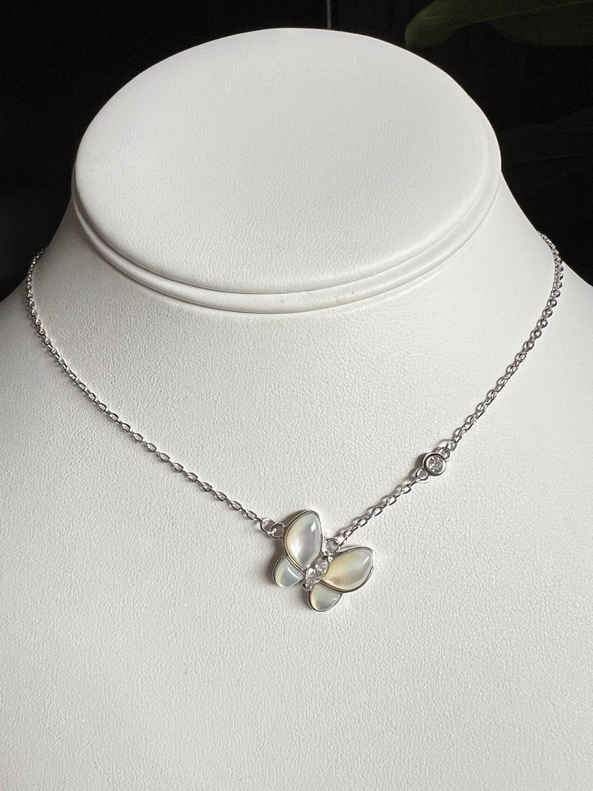Silver butterfly Necklace🦋