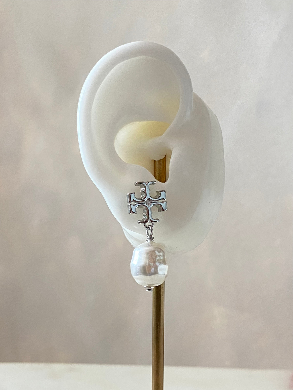 Silver earrings