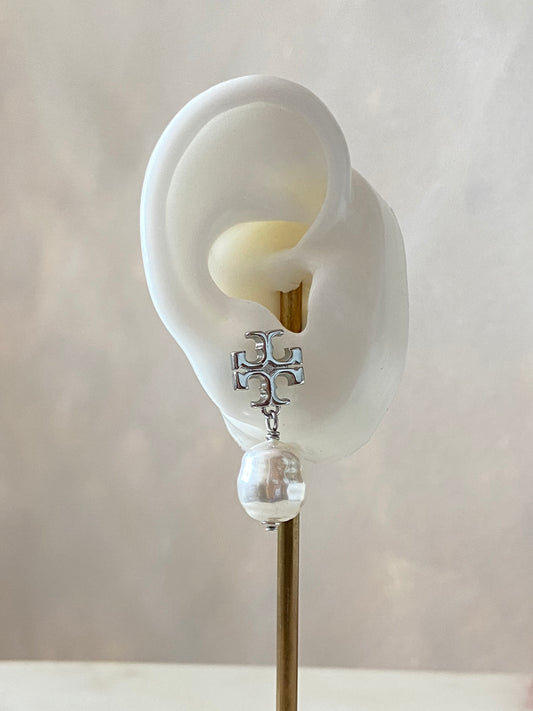 Silver earrings